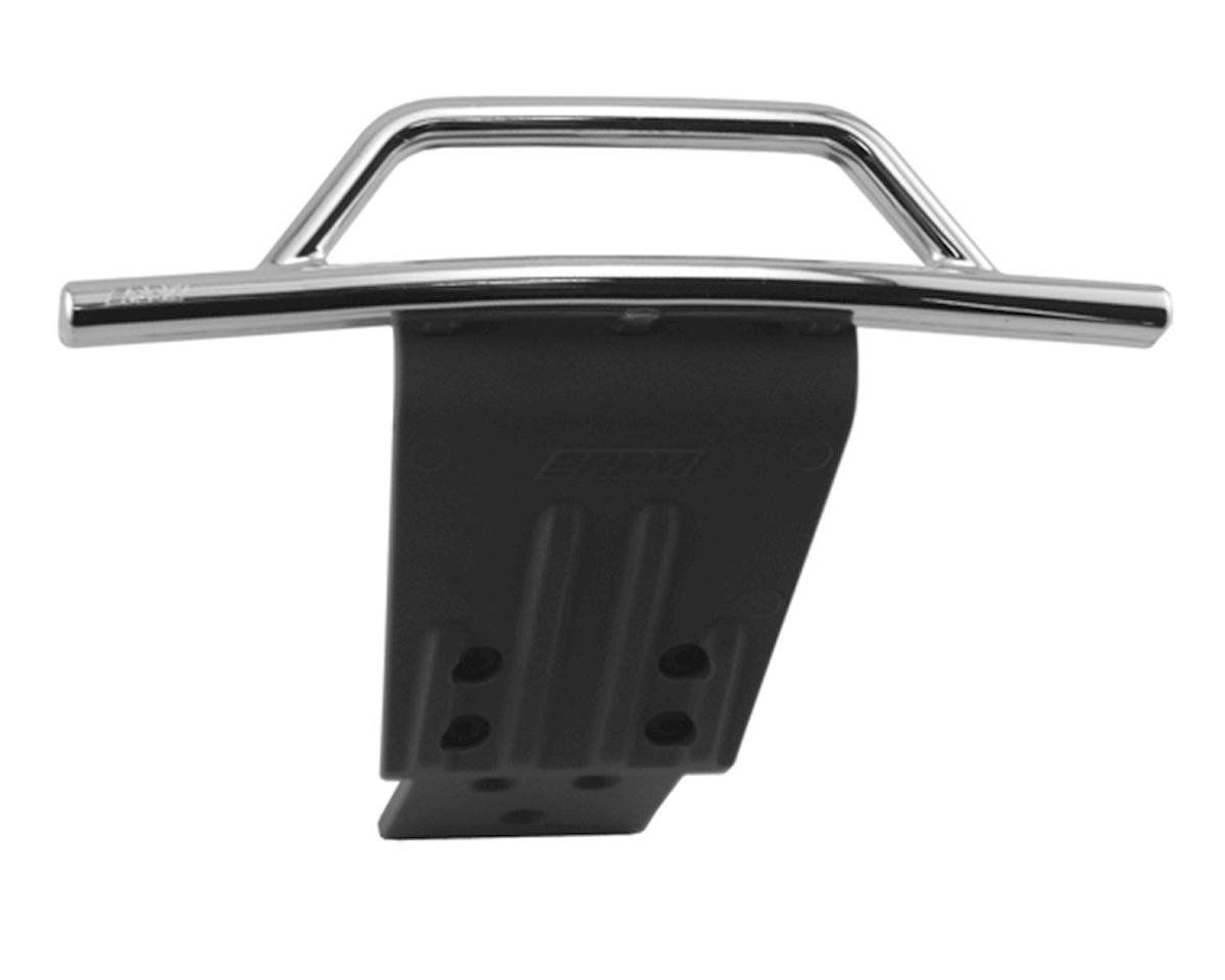 RPM Traxxas Slash 4x4 Front Bumper &amp; Skid Plate (Chrome) #80023