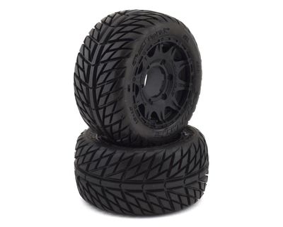 #PRO1016110  Pro-Line Street Fighter LP 2.8" Tires w/Raid Rear Wheels (2) (Black) (M2) w/12mm Removable Hex