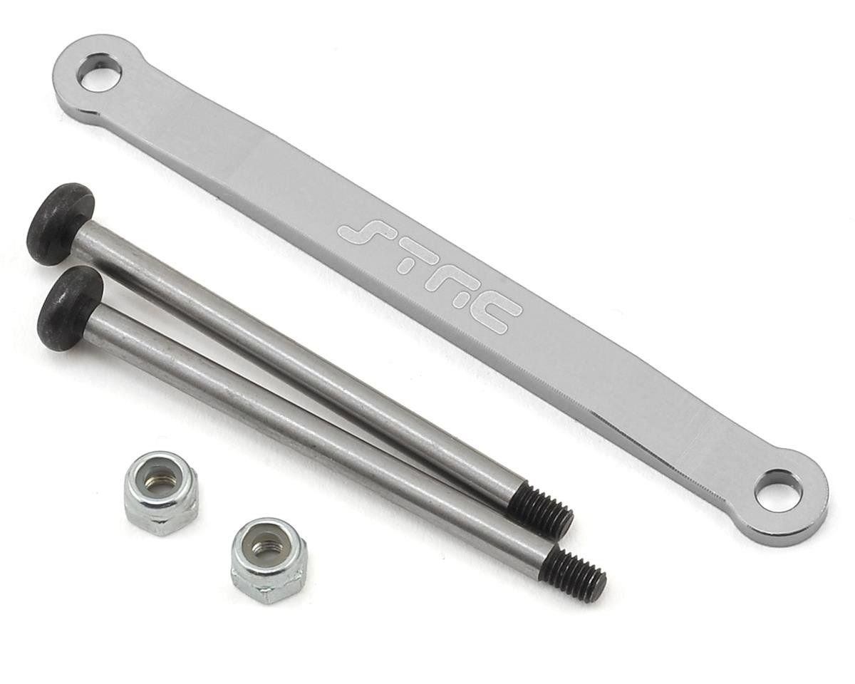 ST Racing Concepts Stampede/Bigfoot Aluminum Front Hinge Pin Brace (Silver) Heavy Duty #ST2532XS