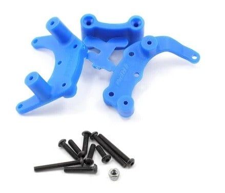 RPM Bumper Mount (Blue) (Rustler/Stampede/Bandit/Slash) #80905