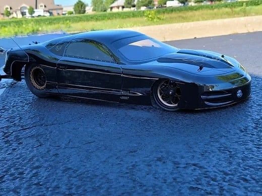 Shark RC Bodies Trans Slam Body Kit: Drag Body and Trans Slam Decal Kit Included!