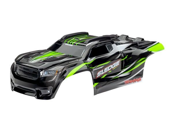 #9511G Traxxas Sledge Body (Green)