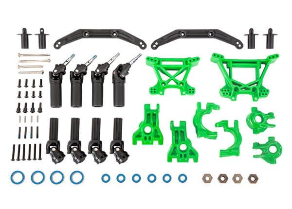 #9080G Traxxas Hoss/Rustler/Slash 4x4 Extreme Heavy Duty Suspension Upgrade Kit (Green)