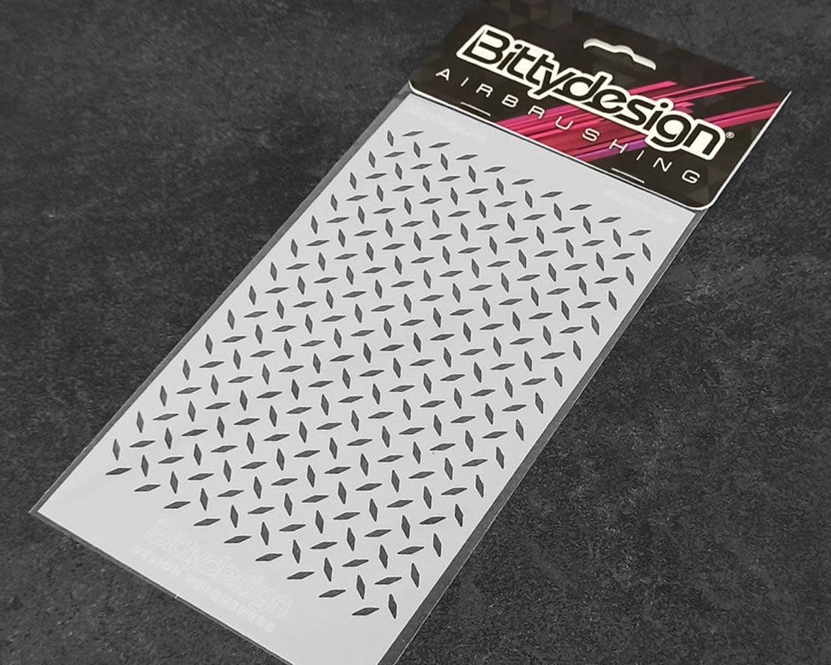 Bittydesign Vinyl Paint Stencil (Diamond Plate) #BDSTC-019