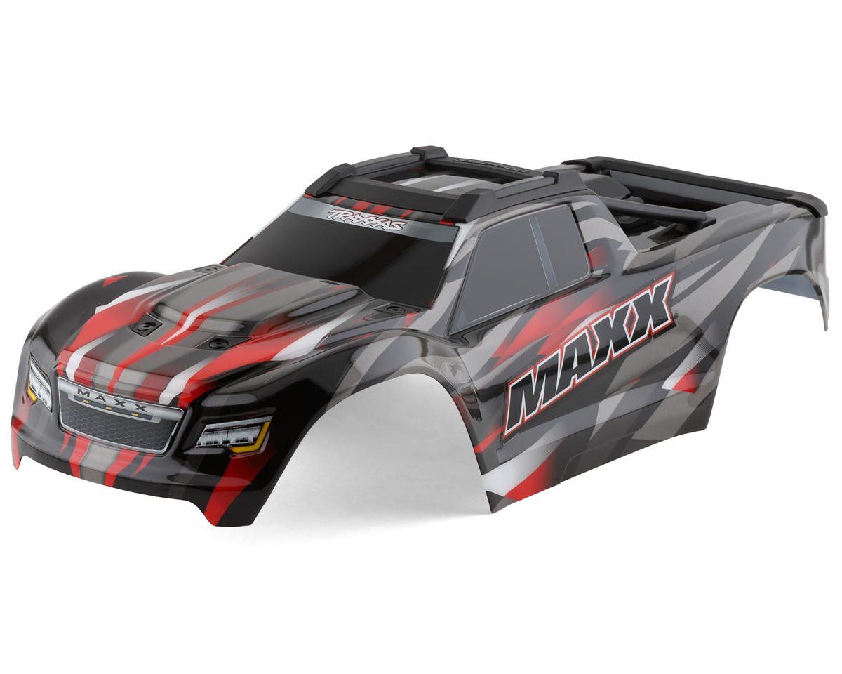 #8918R Traxxas WideMaxx Pre-Painted Truck Body (Red)