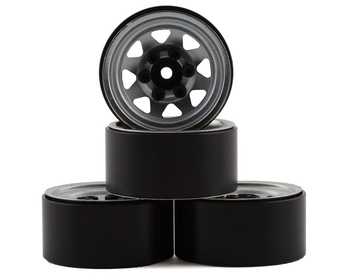 #Z-W0263 RC4WD Stamped Steel 1.0" Stock Beadlock Wheels (Silver) (4)
