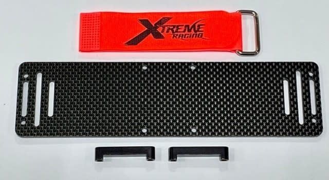 #10683 Xtreme Racing Traxxas WideMaxx Carbon Fiber Battery Tray V2