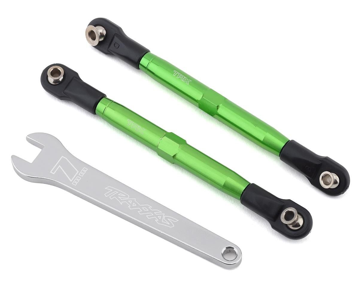 Traxxas Rustler 4X4 87mm Aluminum Toe Link (Green) (2) #6742G