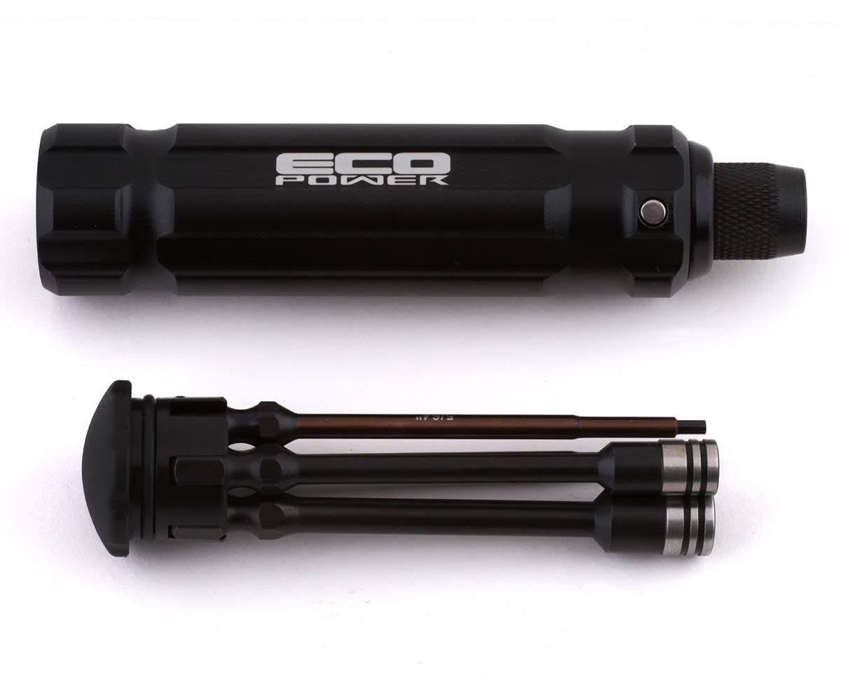 EcoPower 5-Piece 1/4" Hex &amp; Nut Driver Set (1.5, 2.0, 2.5mm Hex and 5.5, 7mm Nut Driver) #ECP-3030