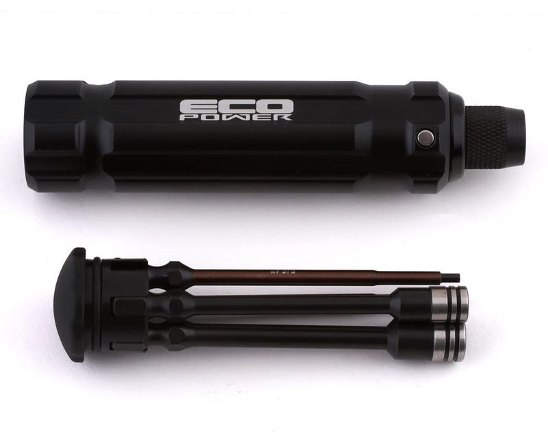 EcoPower 5-Piece 1/4" Hex &amp; Nut Driver Set (1.5, 2.0, 2.5mm Hex and 5.5, 7mm Nut Driver) #ECP-3030