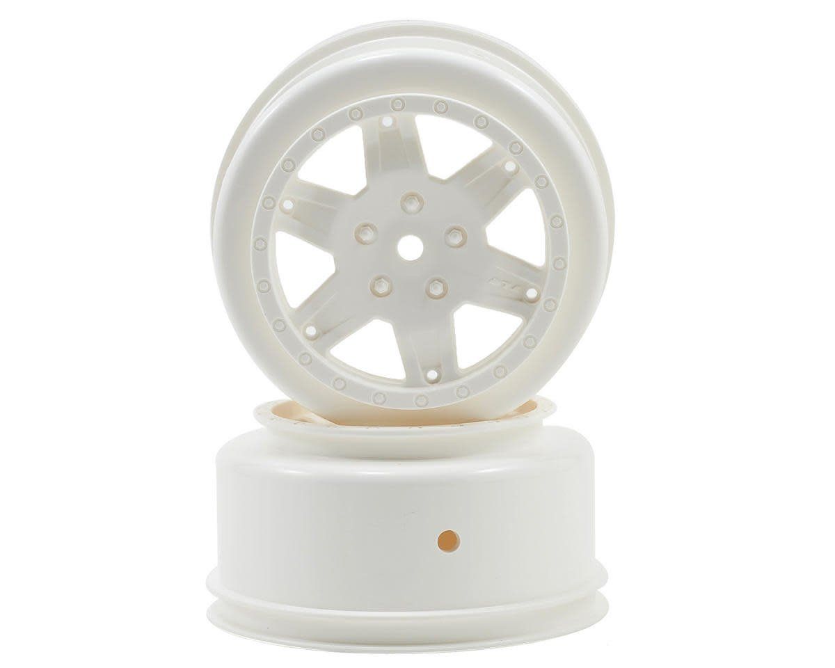 Team Losi Racing 12mm Hex Short Course Wheels (White) (2) (22SCT/TEN-SCTE) #TLR7012