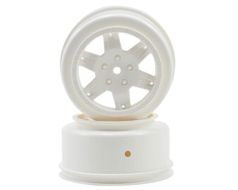 Team Losi Racing 12mm Hex Short Course Wheels (White) (2) (22SCT/TEN-SCTE) #TLR7012