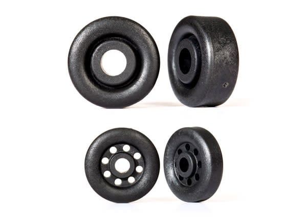 Traxxas Drag Slash Wheelie Bar Wheels (Black) #9461