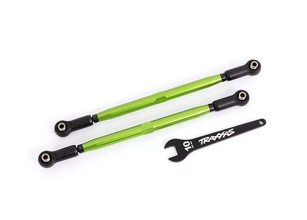 Traxxas X-Maxx WideMaxx Aluminum Front Toe Links (Green) (2) #7897G
