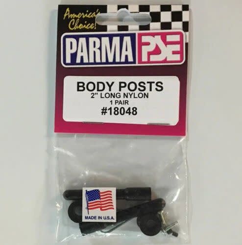 Parma 2" Black Nylon Body Posts (2) #18048