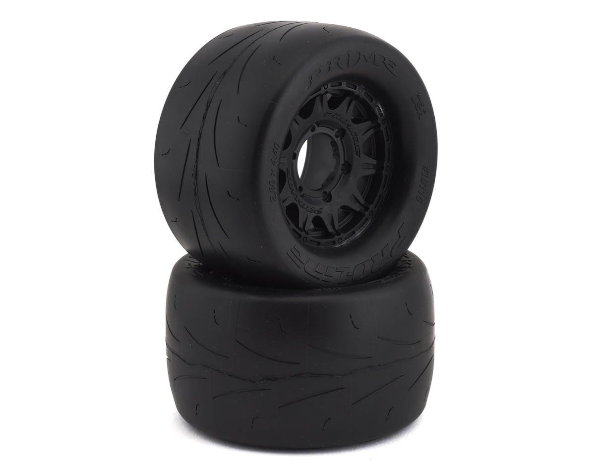 ProLine Prime 2.8" Pre-Mounted w/Raid Rear Wheels (2) (Black) (M2) w/Removable 12mm Hex #10116-10