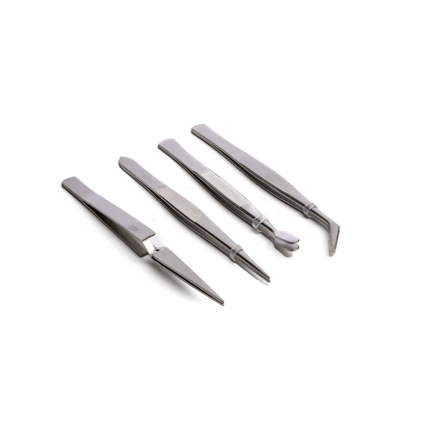 Hobby Essentials Tweezer Set (4) #HDXK0024