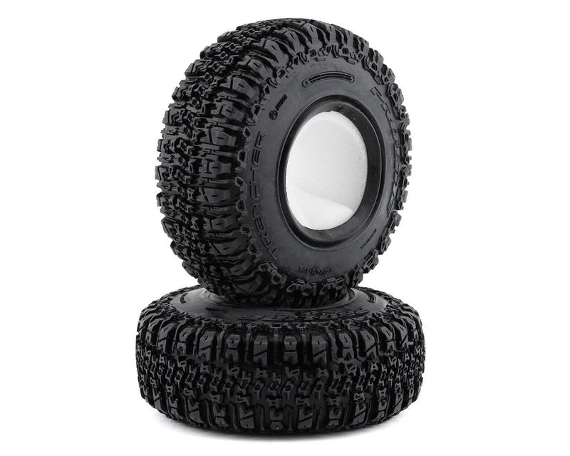 #10208-14 Pro-Line Class 1 Trencher 1.9" Rock Crawler Tires (2) (Predator) w/Memory Foam Inserts