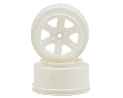 Schumacher 12mm Hex 6-Spoke Short Course Wheels w/3mm Offset (White) (2) #U4732