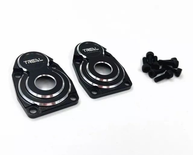 #X002O0BB9D Treal Axial Capra/SCX10 III Outer Portal Covers Aluminum 7075 Front &amp; Rear Portal Axle Cap High qualiy aluminum 7075 material (Black)