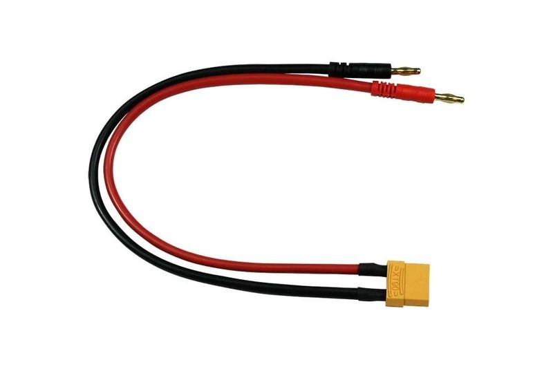 Progressive RC Male XT90 to Male Banana Plug Power Adapter #AC-M9MB