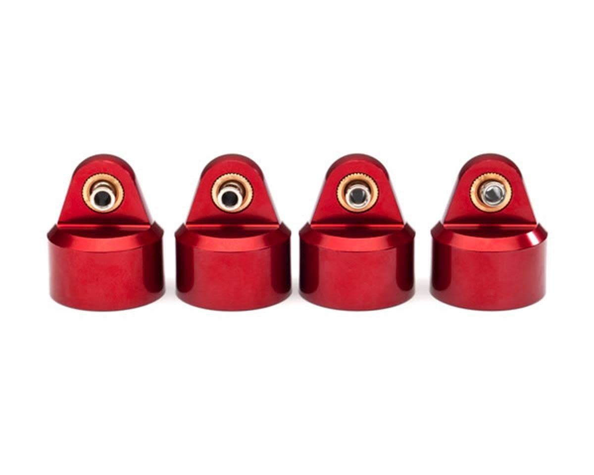 Traxxas GT-Maxx Aluminum Shock Caps (Red) (4) #8964R