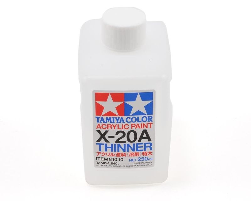 #81040 Tamiya X-20A Acrylic/Poly Paint Thinner (250ml)