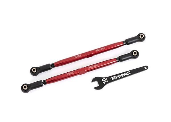 Traxxas X-Maxx WideMaxx Aluminum Front Toe Links (Red) (2) #7897R