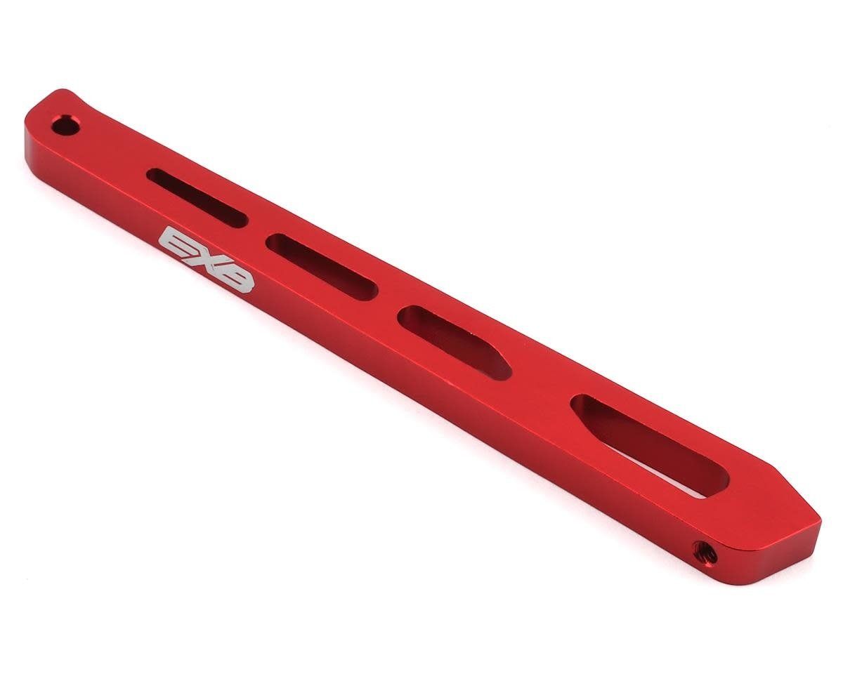 #ARA320568 Arrma EBX 120mm Rear Center Aluminum Chassis Brace (Red)