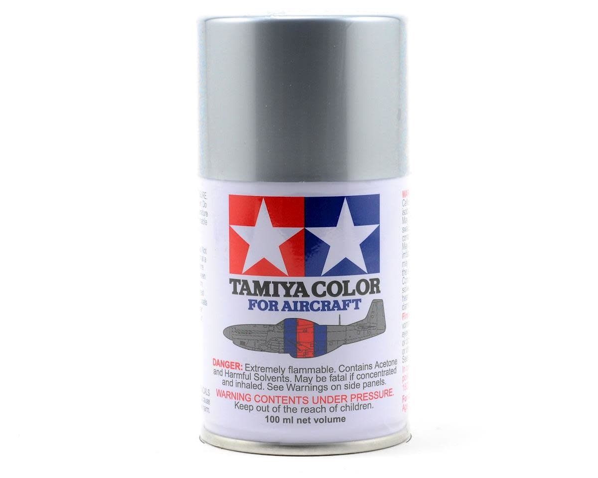 #86512 Tamiya AS-12 Bare Metal Silver Aircraft Lacquer Spray Paint (100ml)