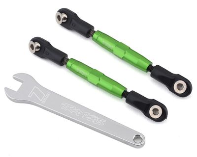 #3644G Traxxas Aluminum 39mm Camber Link Turnbuckle (Green) (2)