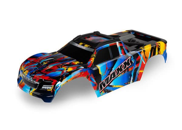 #8931  Traxxas WideMaxx Pre-Painted Truck Body (Rock n' Roll)