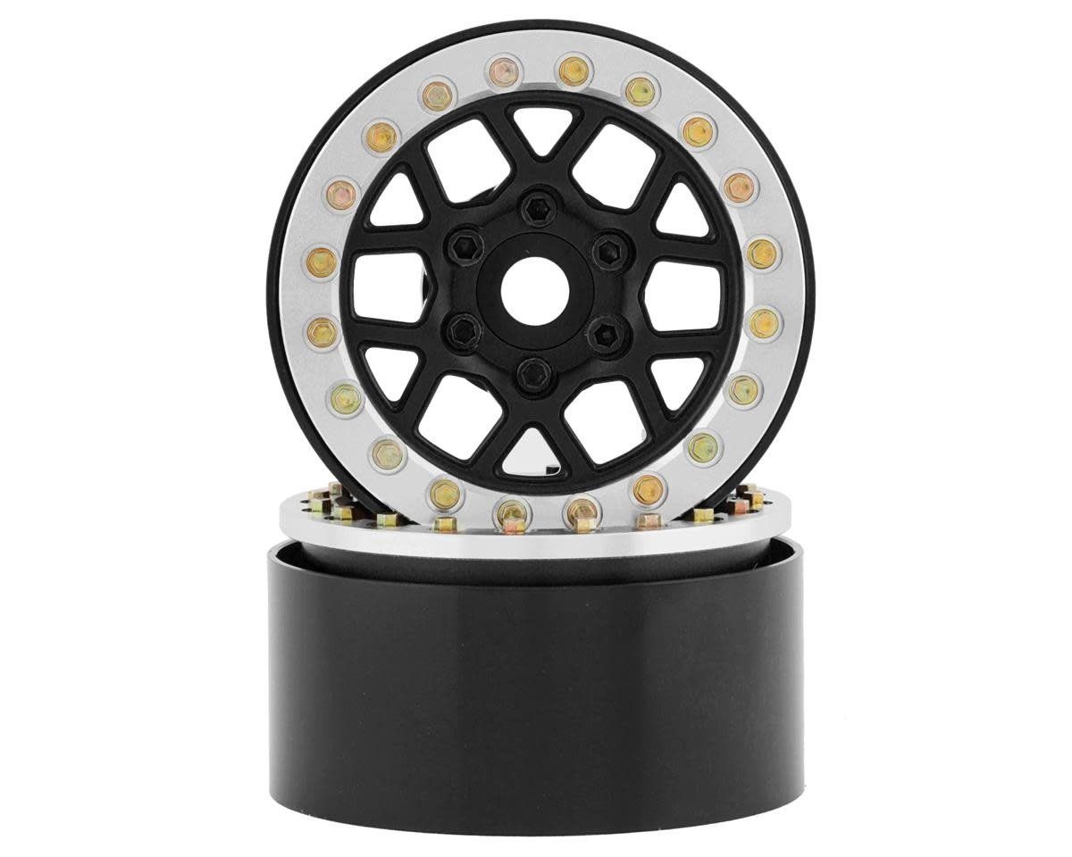 #SSD00540 SSD RC 1.9” Boxer Beadlock Wheels (Black)