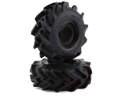 #4008-02 JConcepts Fling King 1.9" Rock Crawler Tires (2) (Green)
