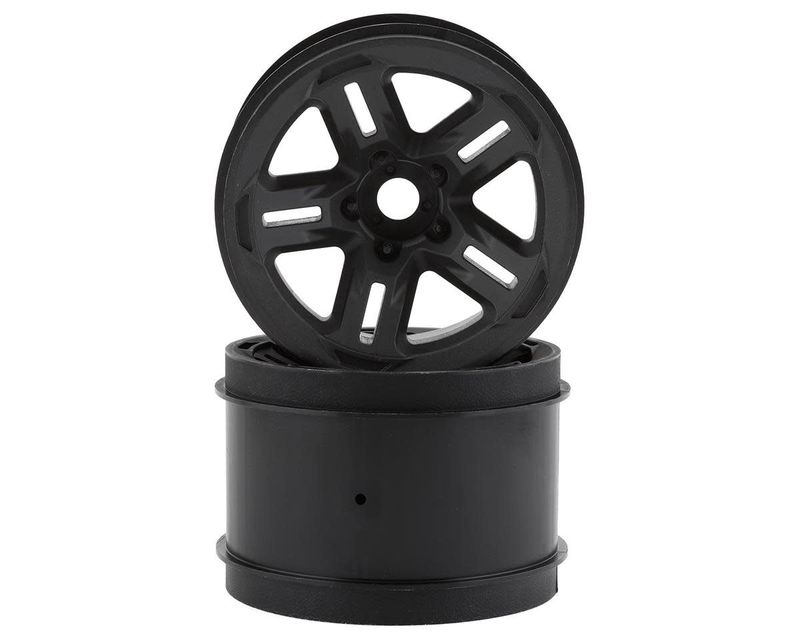 Traxxas Sledge 3.8" Wheels (Black) (2) w/17mm Splined Hex #9671
