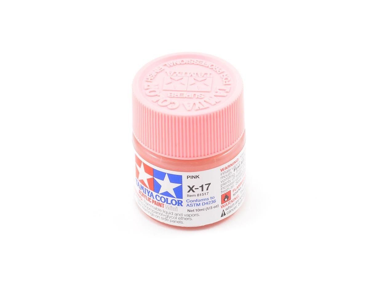 #81517 Tamiya X-17 Pink Acrylic Paint (10ml)