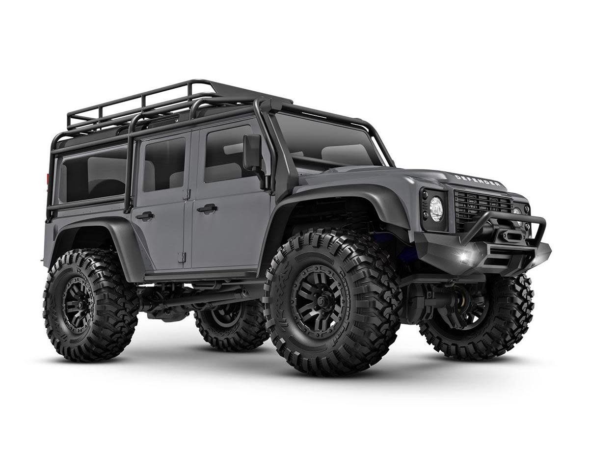 #97054-1-SLVR Traxxas TRX-4M 1/18 Electric Rock Crawler w/Land Rover Defender Body (Silver) w/TQ 2.4GHz Radio