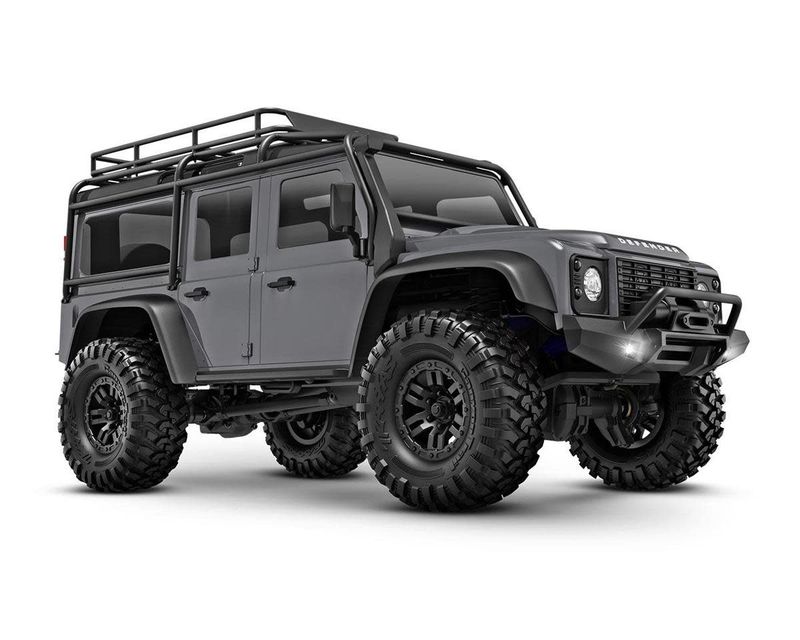 #97054-1-SLVR Traxxas TRX-4M 1/18 Electric Rock Crawler w/Land Rover Defender Body (Silver) w/TQ 2.4GHz Radio