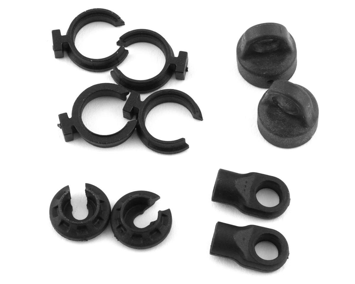 #9762A Traxxas 1/18 TRX-4M Shock Caps, Spring Perches, Rod Ends &amp; Spring Preload Spacers