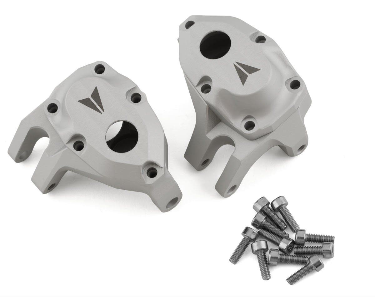 #VPS08641 Vanquish Products F10 Portal Aluminum Front Knuckle Set (Silver) (2)