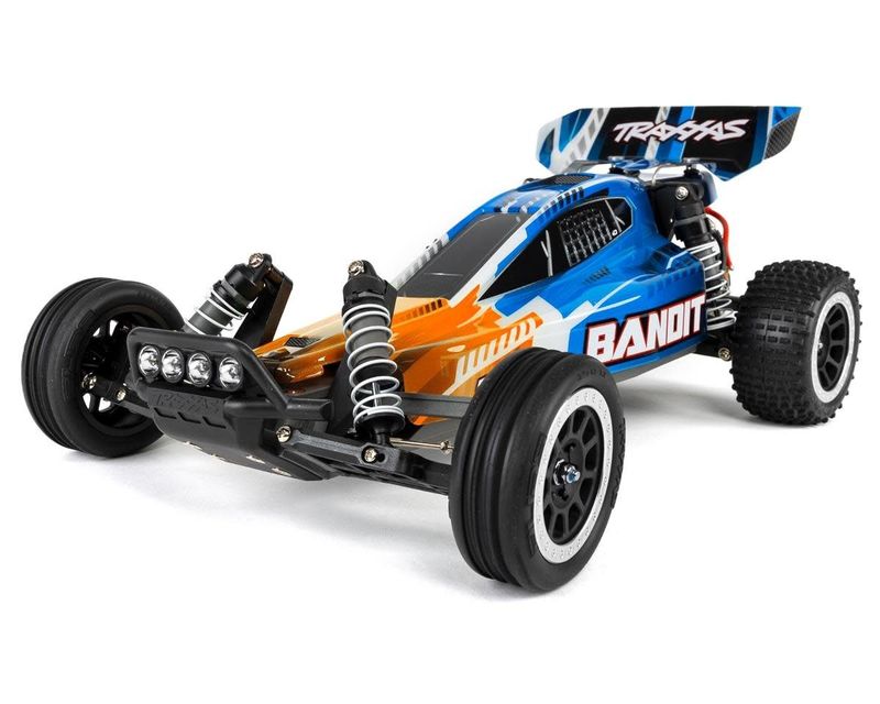 Traxxas Bandit 1/10 RTR 2WD Electric Buggy w/LED Lights (Orange) w/XL-5 ESC, TQ 2.4GHz Radio, Battery &amp; DC Charger #24054-61-ORNG