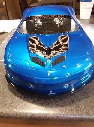 Shark RC Bodies Trans Slam Aggressive Wing and Hardware Kit