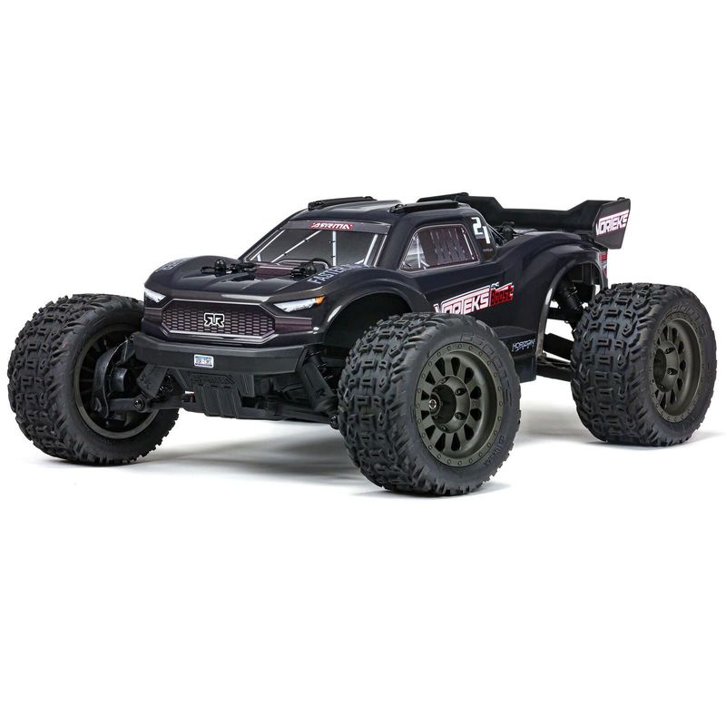#ARA4105V4T2 Arrma 1/10 Vorteks 4X2 Boost Mega 550 Brushed Stadium Truck RTR (Gun Metal)
