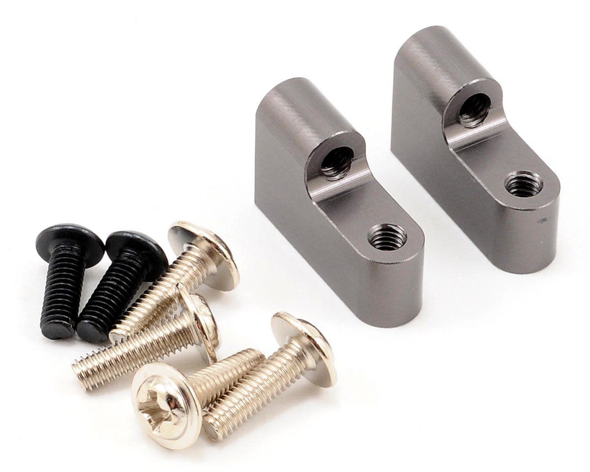 ST Racing Concepts Aluminum Servo Mount Set (Gun Metal) (2) #STA80072SGM