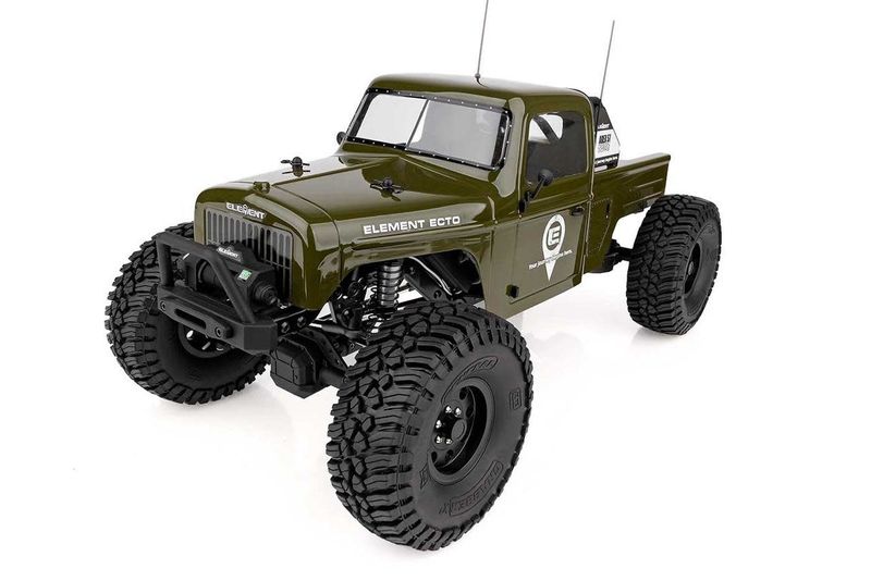 Summer Sale #40117 Element RC Enduro Ecto Trail Truck 4x4 RTR 1/10 Rock Crawler (Green) w/2.4GHz Radio