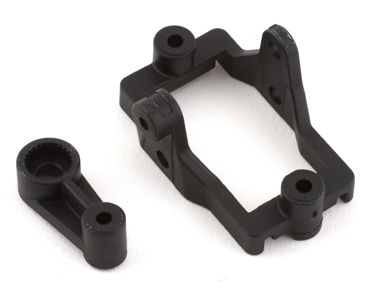 Traxxas TRX-4M Servo Mount &amp; Servo Horn (Black) #9739