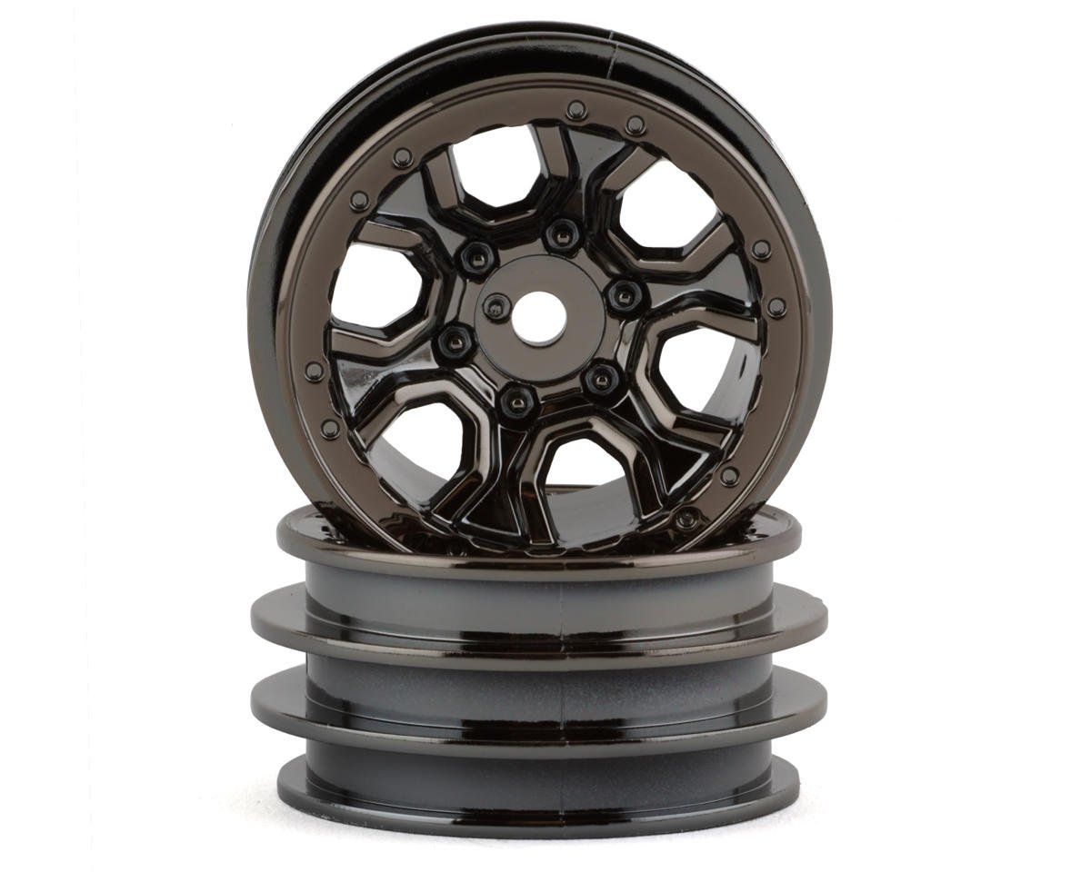 #9770-BLKCR Traxxas 1.0" TRX-4M Wheels (Black Chrome) (2)