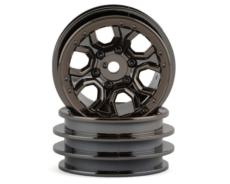 #9770-BLKCR Traxxas 1.0" TRX-4M Wheels (Black Chrome) (2)