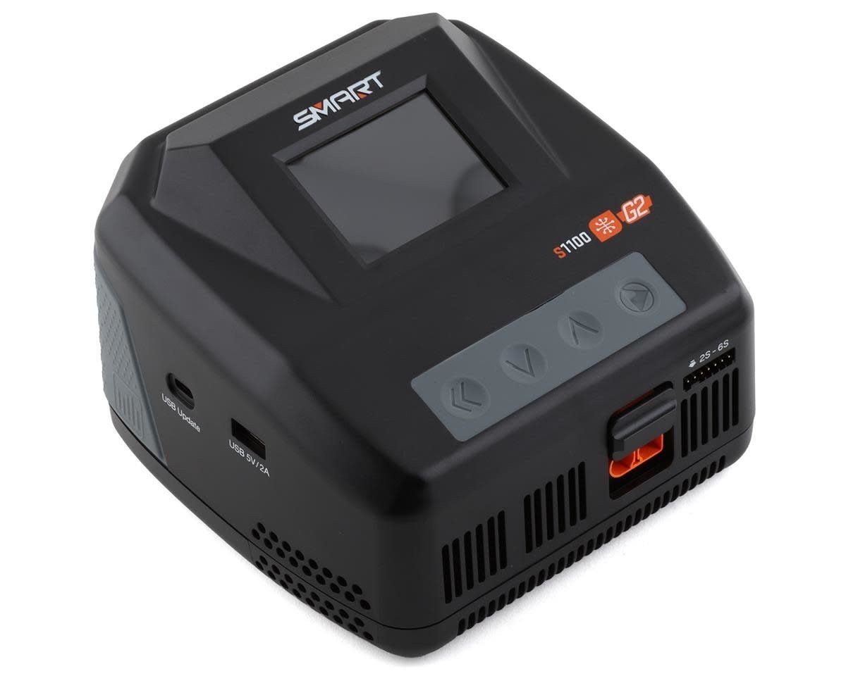 #SPMXC2080 Spektrum RC S1100 G2 AC Smart Charger (6S/12A/100W)