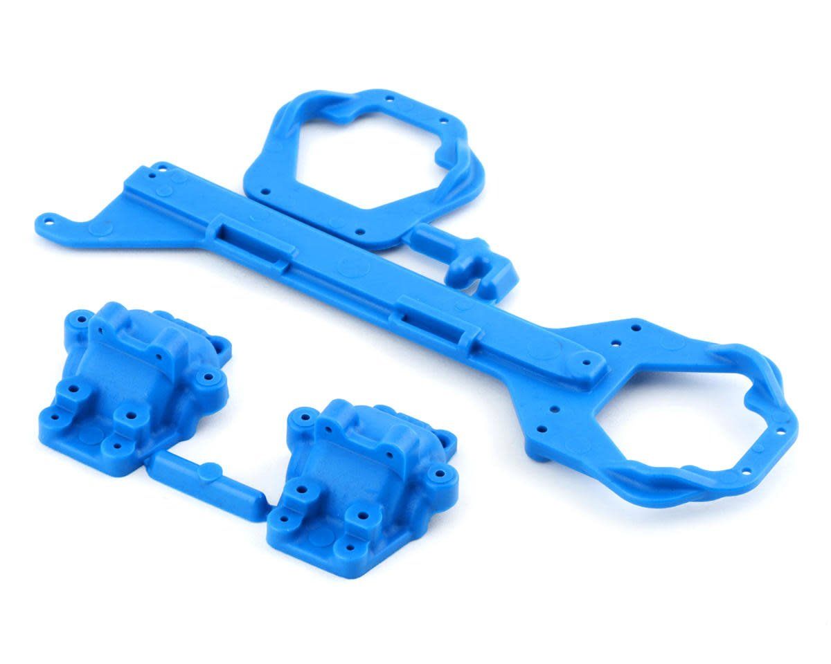 RPM LaTrax Teton/Rally Front/Rear Chassis &amp; Differential Covers (Blue) #70795